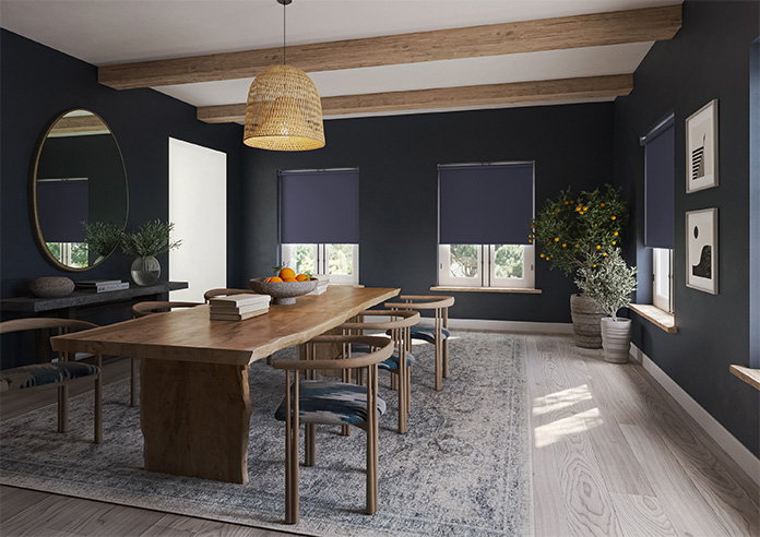 Trinity (Blackout), Navy - Roller Blind - Image 7